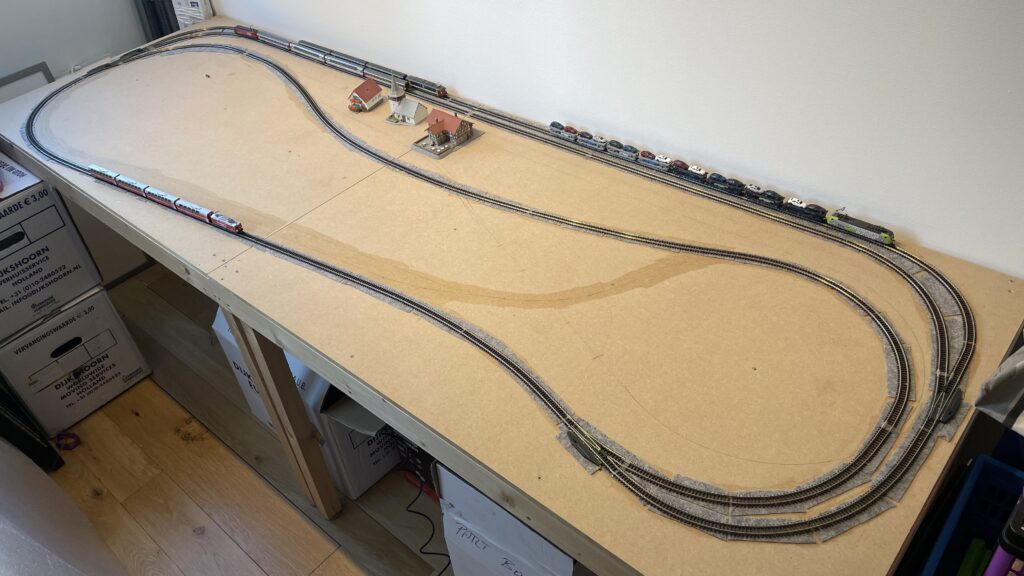 March 2022 a Swiss model railway